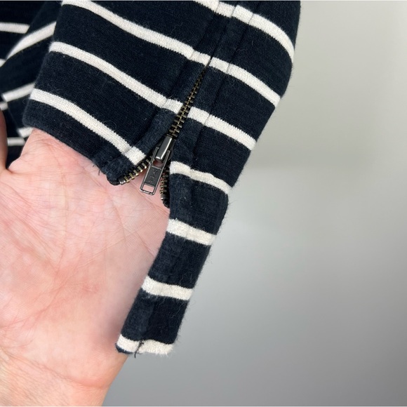 MADEWELL Striped Drop Shoulder VNeck Blouse - Picture 6 of 7